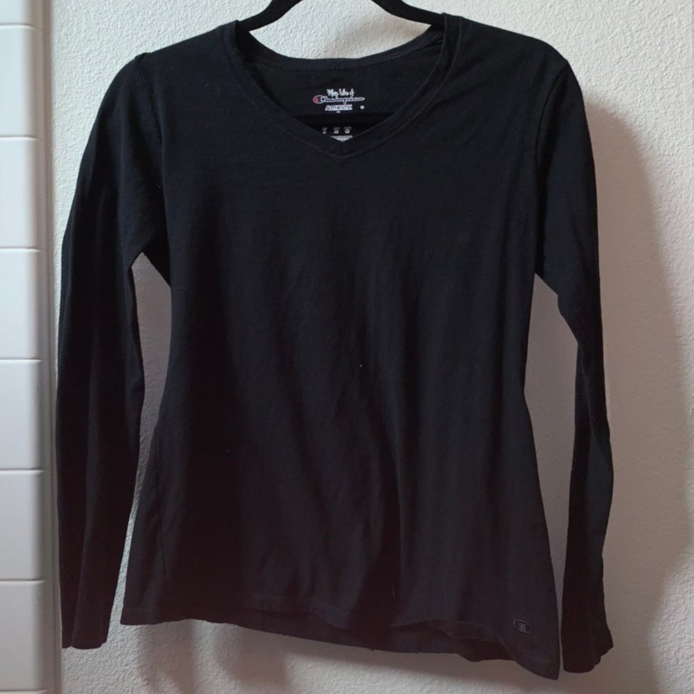 champion black long sleeve